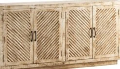 Crestview Collection Fairfax Distressed Beige Sideboard -Crestview Shop e08c91ec 223e 4db8 b342 080526f4a37e