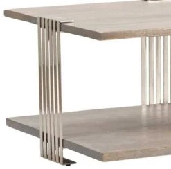 Crestview Collection Pleasant Hill Light Grey Cocktail Table With Nickel Base 7 Crestview Collection Pleasant Hill Light Grey Cocktail Table With Nickel Base -Crestview Shop e19eb404 2e6e 4063 b2cf 7eecb0257b6d