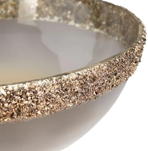 Crestview Collection Akoya Large Gold Bowl 4 Crestview Collection Akoya Large Gold Bowl - Image 2