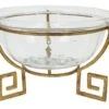 Crestview Collection Athena Glass/Gold Bowl -Crestview Shop e408b71c 5737 47f7 98a7 05fa9869b4e8