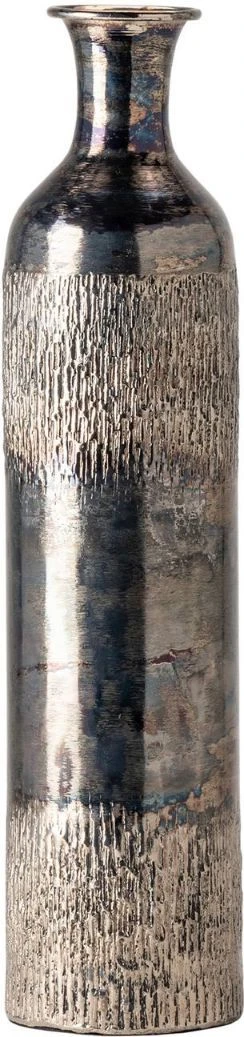 Crestview Collection Reynolds Antique Blue Silver Large Vase