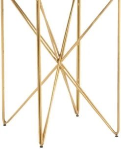 Crestview Collection Darby White Marble Top Accent Table With Gold Base -Crestview Shop e5e39d86 ded4 4d30 b107 17d18735e202
