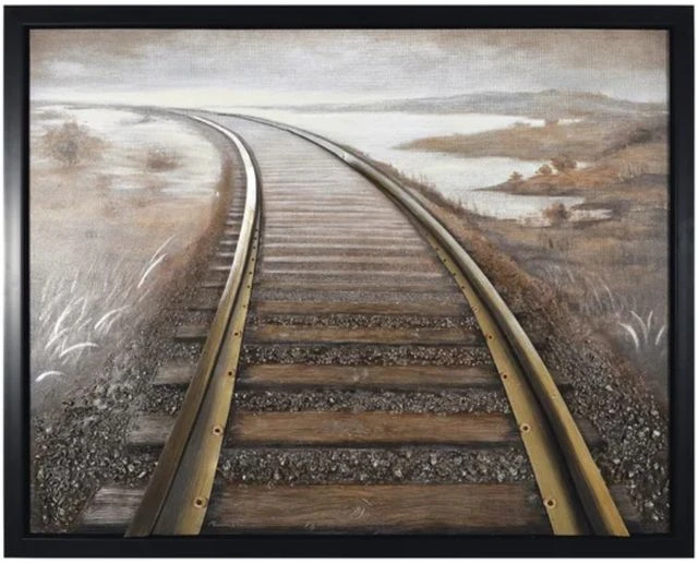 Crestview Collection Rushing Way Black/Brown/Gold Wall Art 3 Crestview Collection Rushing Way Black/Brown/Gold Wall Art
