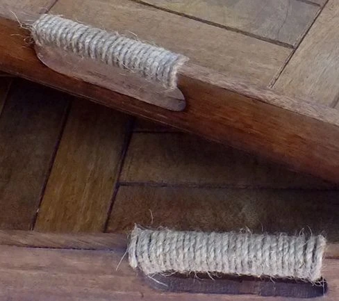 Crestview Collection Miller 2-Piece Brown Serving Trays 4 Crestview Collection Miller 2-Piece Brown Serving Trays - Image 2