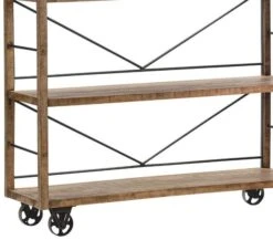 Crestview Collection Winslow Brown Wheeled Bookshelf 7 Crestview Collection Winslow Brown Wheeled Bookshelf -Crestview Shop e6d70ec6 5b46 4243 a02b b7f77118442d