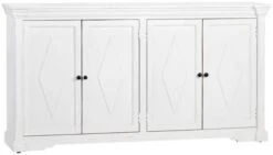 Crestview Collection Diamond Painted Sideboard