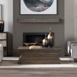 Crestview Collection Highland Park Brown Cocktail Table -Crestview Shop e9e7f438 4c6c 4eb8 a62a 47081b7de810