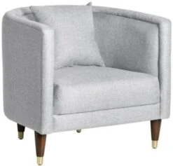 Crestview Collection Tarek Silver Basket Armchair