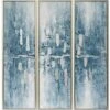 Crestview Collection Lana 3-Piece Blue/Light Gray Wall Art Set -Crestview Shop f117a351 5718 4acd a912 c08aa8ac102e