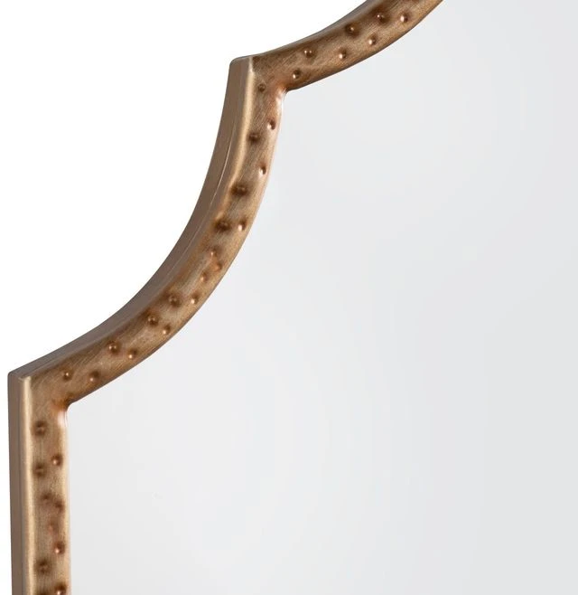 Crestview Collection Waverly Gold Wall Mirror 4 Crestview Collection Waverly Gold Wall Mirror - Image 2