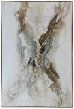 Crestview Collection Remi Brown/Light Gray Wall Art