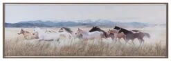 Crestview Collection Stampede Hand Finished Wall Art