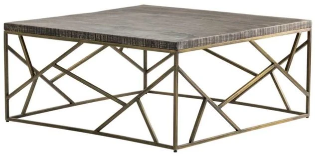 Crestview Collection Bengal Manor Wyndham Dark Brown Cocktail Table With Brass Base 3 Crestview Collection Bengal Manor Wyndham Dark Brown Cocktail Table With Brass Base