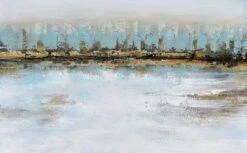 Crestview Collection Trinity Gold/Light Blue/Off-White Wall Art -Crestview Shop f7bbac67 be59 4bb8 bb3e b3e10a1ceb8d