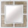 Crestview Collection Newport Brown/Off-White Wall Mirror -Crestview Shop fa524189 63bd 4331 9bf5 d79466639af3