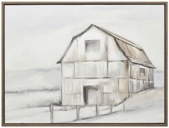 Crestview Collection Farm Life 2 Light Gray Wall Art