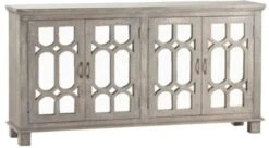 Crestview Collection Castleberry Taupe Sideboard