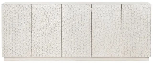 Crestview Collection Malibu White Sideboard 4 Crestview Collection Malibu White Sideboard - Image 2