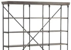 Crestview Collection Covington Gray Bookshelf -Crestview Shop fe9b7431 26e9 4e8a 9bee 25de54bc82b4