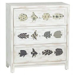 Crestview Collection Hatteras White Wash Chest
